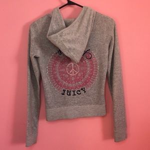 Vintage juicy valour zip up